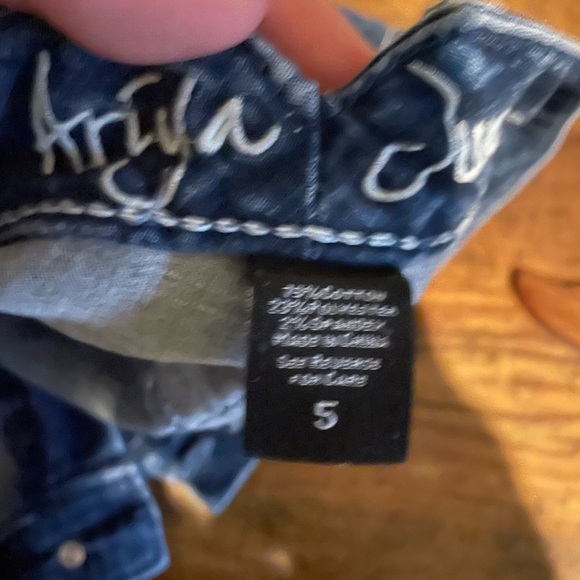 Ariya Jeans Size 5 Teen Blue Denim Stretch Skinny Jeans - Picture 9 of 9